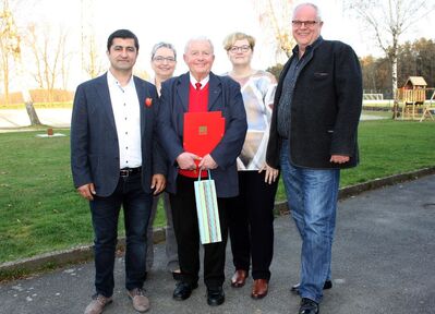 v. r. Bernd Nelkel, Anette Kramme, Gerhard Bauer, Sonja Wagner, Halil Tasdelen